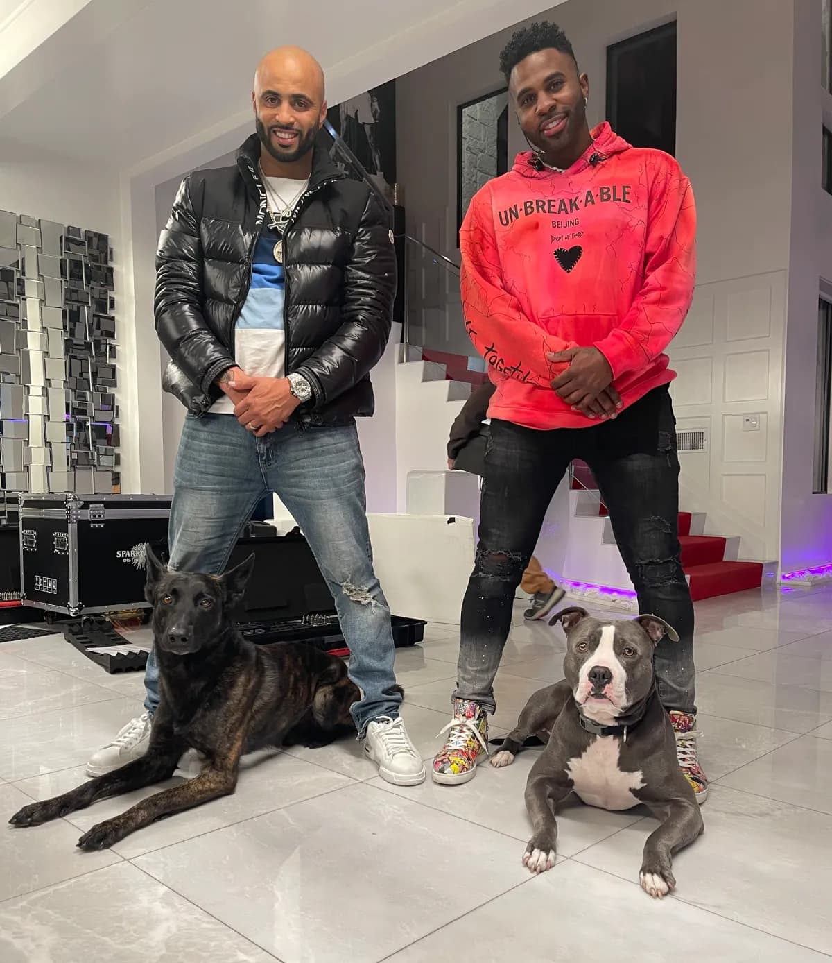 Jason Derulo with Cali K9